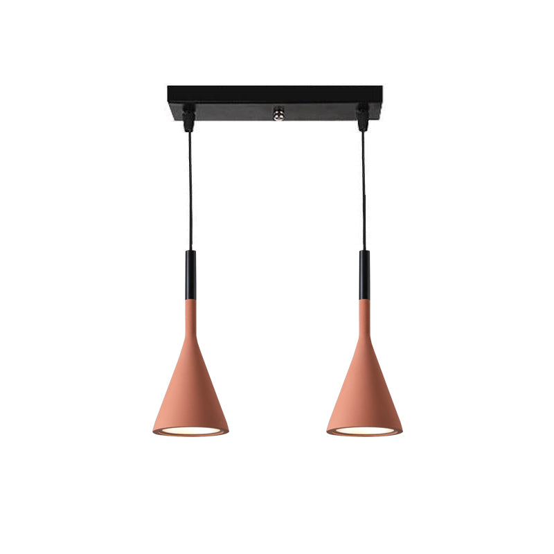 Conical Concrete Pendant Light - Lamp Outdoor