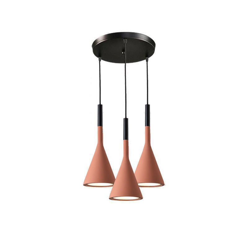 Conical Concrete Pendant Light - Lamp Outdoor