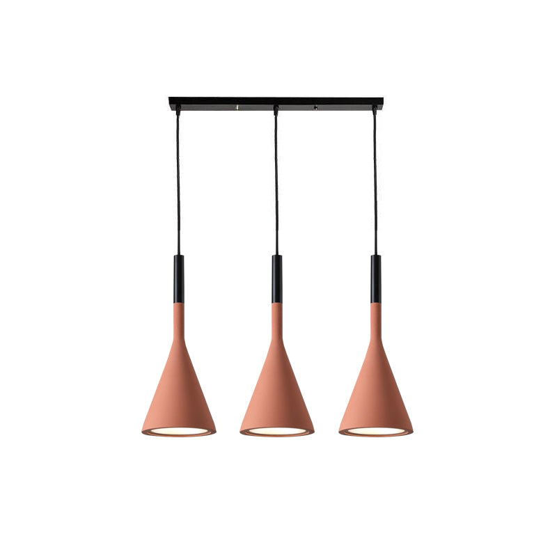 Conical Concrete Pendant Light - Lamp Outdoor