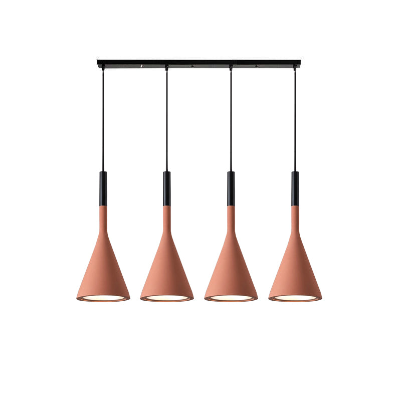 Conical Concrete Pendant Light - Lamp Outdoor