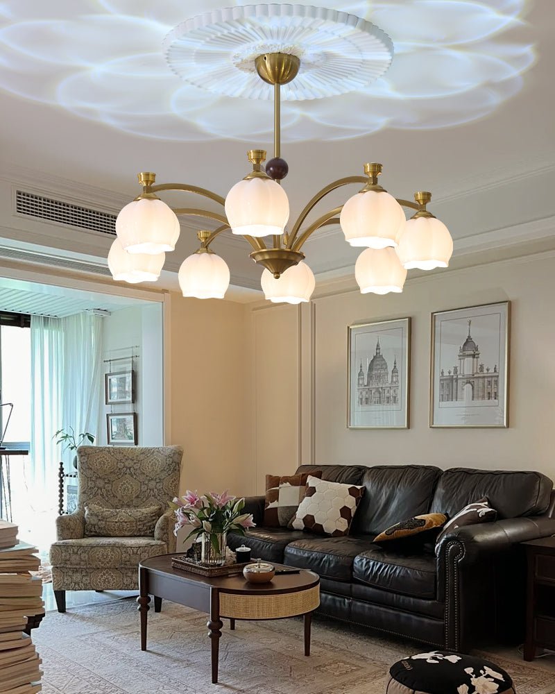 Corinne Arc Chandelier - Lamp Outdoor