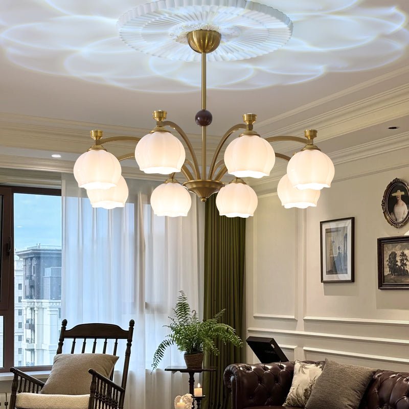 Corinne Arc Chandelier - Lamp Outdoor