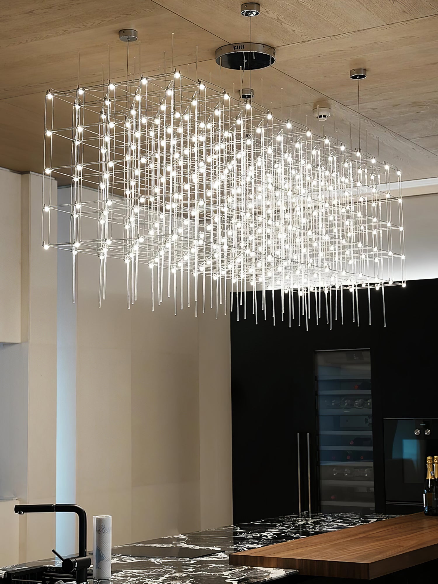 Cosmic Cube Pendant Light - Lamp Outdoor
