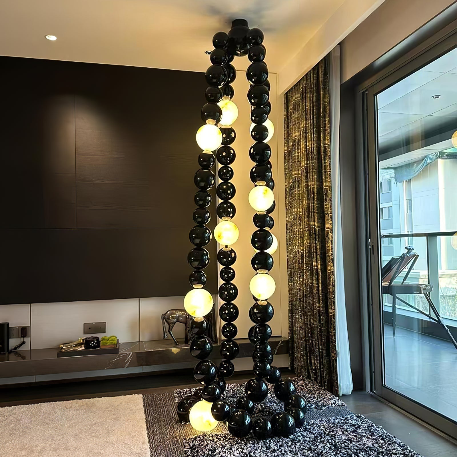 Nysolisra Modern Glass Chandelier - Lamp Outdoor