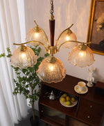 Orchid Vintage Glass Chandelier - Lamp Outdoor