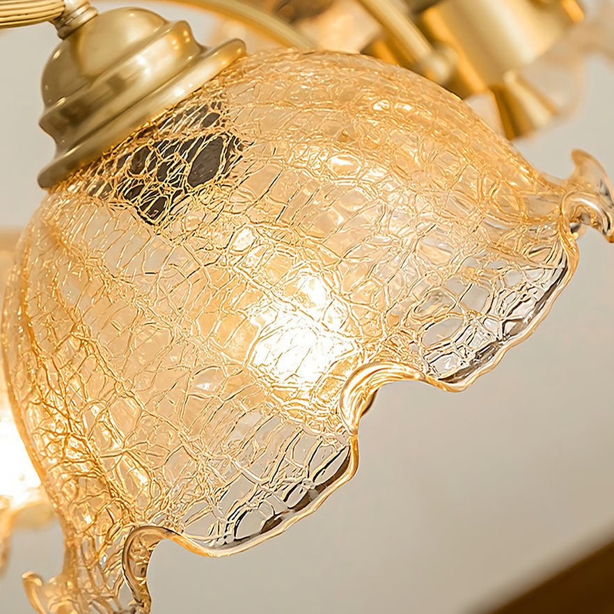 Orchid Vintage Glass Chandelier - Lamp Outdoor