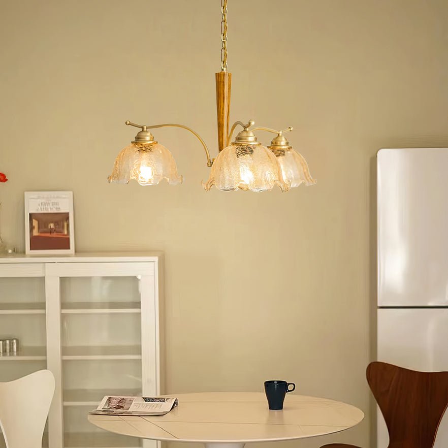 Orchid Vintage Glass Chandelier - Lamp Outdoor