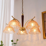 Orchid Vintage Glass Chandelier - Lamp Outdoor