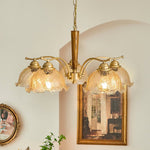 Orchid Vintage Glass Chandelier - Lamp Outdoor