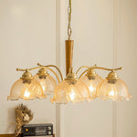 Orchid Vintage Glass Chandelier - Lamp Outdoor