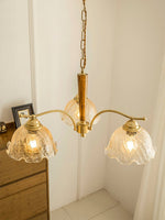 Orchid Vintage Glass Chandelier - Lamp Outdoor