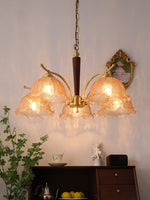 Orchid Vintage Glass Chandelier - Lamp Outdoor