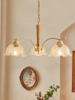 Orchid Vintage Glass Chandelier - Lamp Outdoor