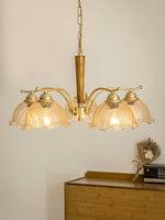 Orchid Vintage Glass Chandelier - Lamp Outdoor