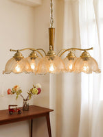 Orchid Vintage Glass Chandelier - Lamp Outdoor