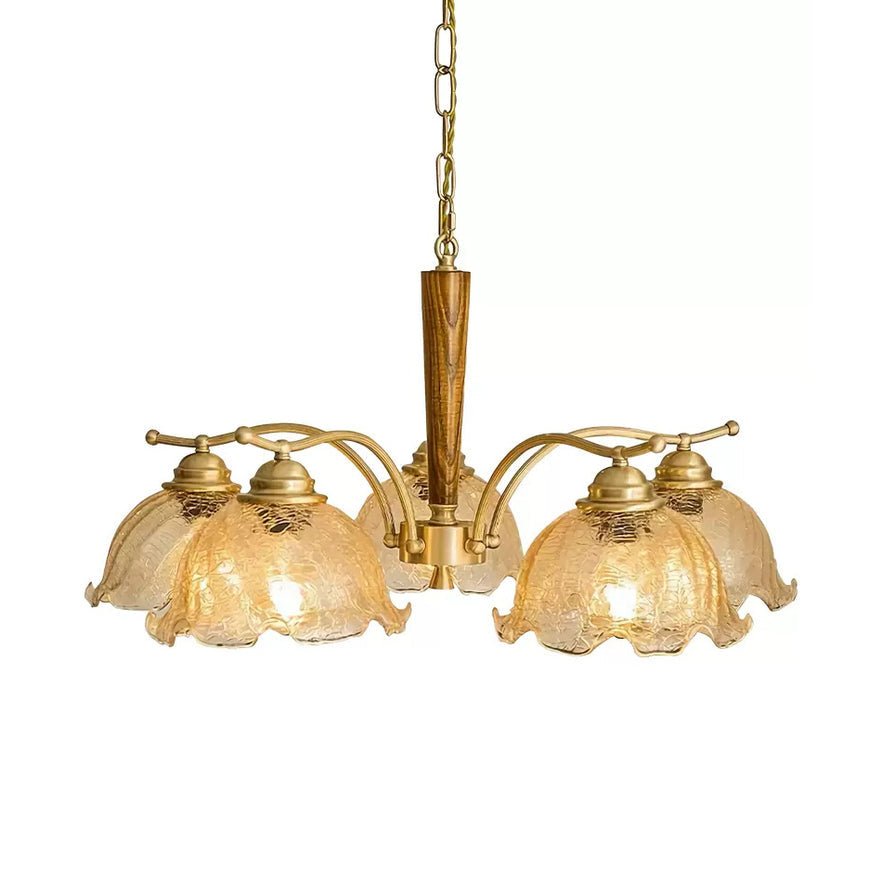 Orchid Vintage Glass Chandelier - Lamp Outdoor