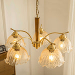 Orchid Vintage Glass Chandelier - Lamp Outdoor