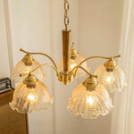 Orchid Vintage Glass Chandelier - Lamp Outdoor