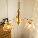 Orchid Vintage Glass Chandelier - Lamp Outdoor