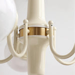 Lustra Chandelier Globe Cream Modern - Lamp Outdoor