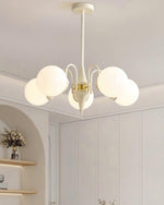 Lustra Chandelier Globe Cream Modern - Lamp Outdoor