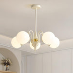 Lustra Chandelier Globe Cream Modern - Lamp Outdoor