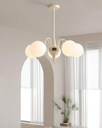 Lustra Chandelier Globe Cream Modern - Lamp Outdoor