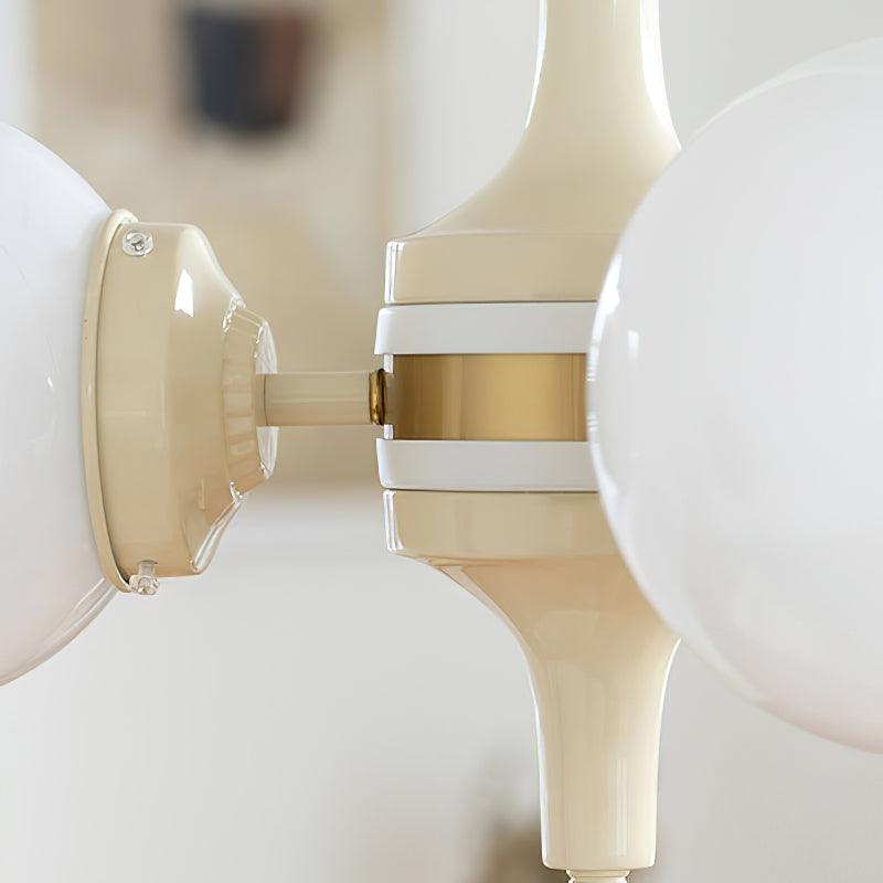 Lustra Chandelier Globe Cream Modern - Lamp Outdoor