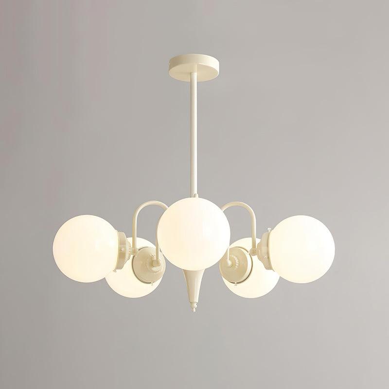 Lustra Chandelier Globe Cream Modern - Lamp Outdoor