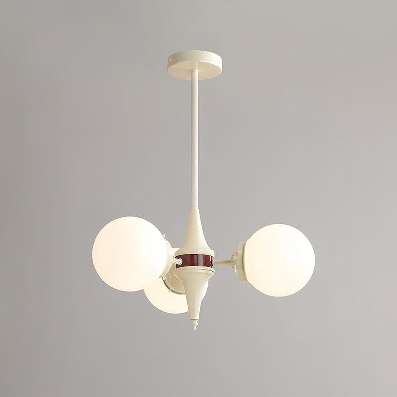 Lustra Chandelier Globe Cream Modern - Lamp Outdoor