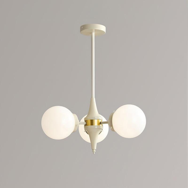 Lustra Chandelier Globe Cream Modern - Lamp Outdoor