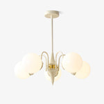 Lustra Chandelier Globe Cream Modern - Lamp Outdoor