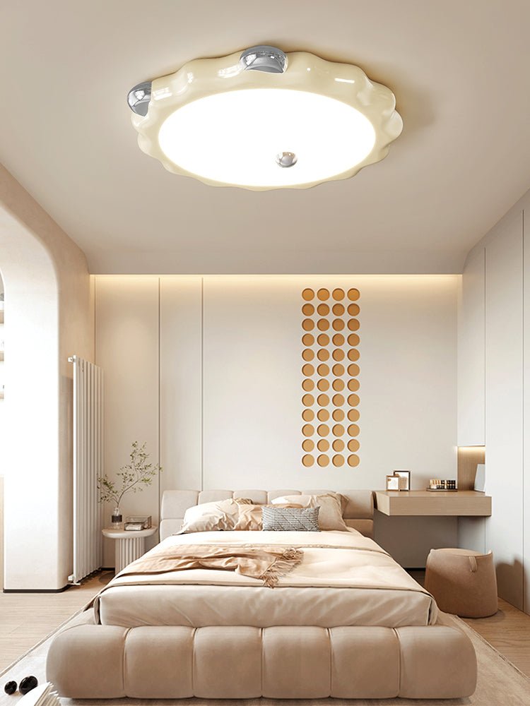 Cream Puffering Ceiling Light - Lamp Outdoor