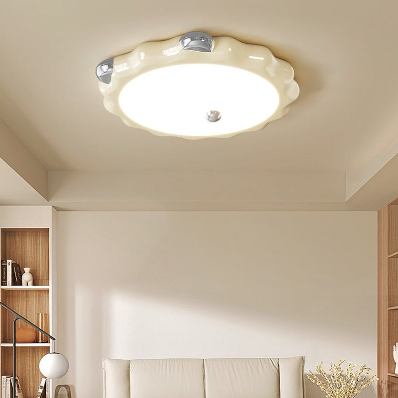Cream Puffering Ceiling Light - Lamp Outdoor