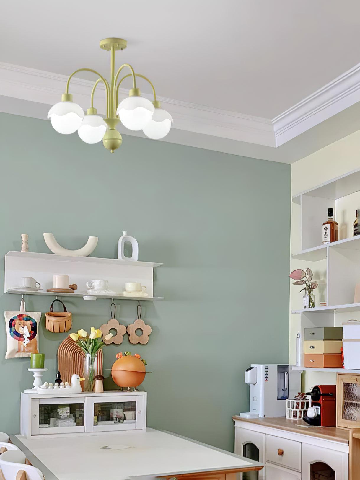Creamy Lychee Matcha Chandelier - Lamp Outdoor