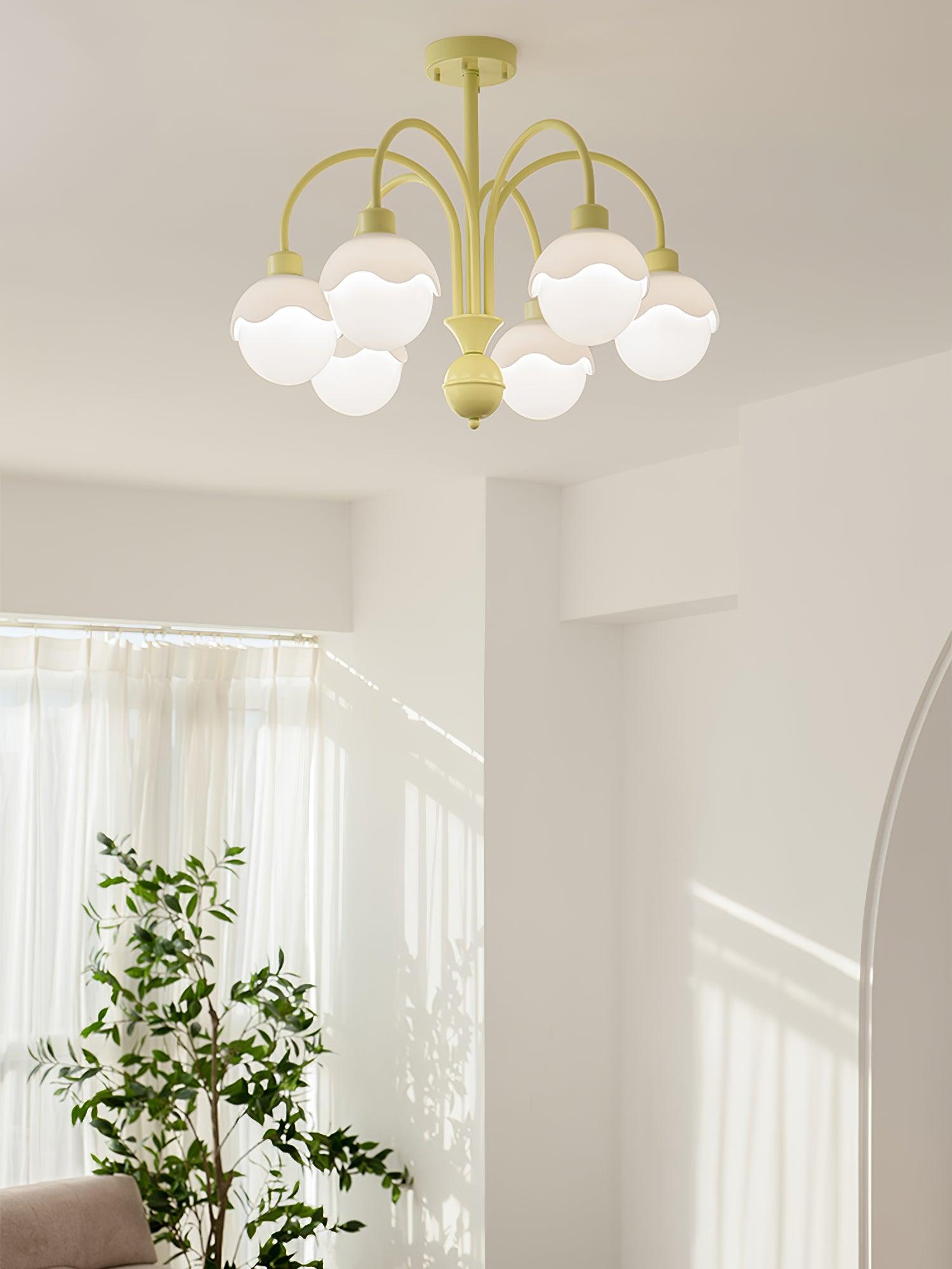 Creamy Lychee Matcha Chandelier - Lamp Outdoor