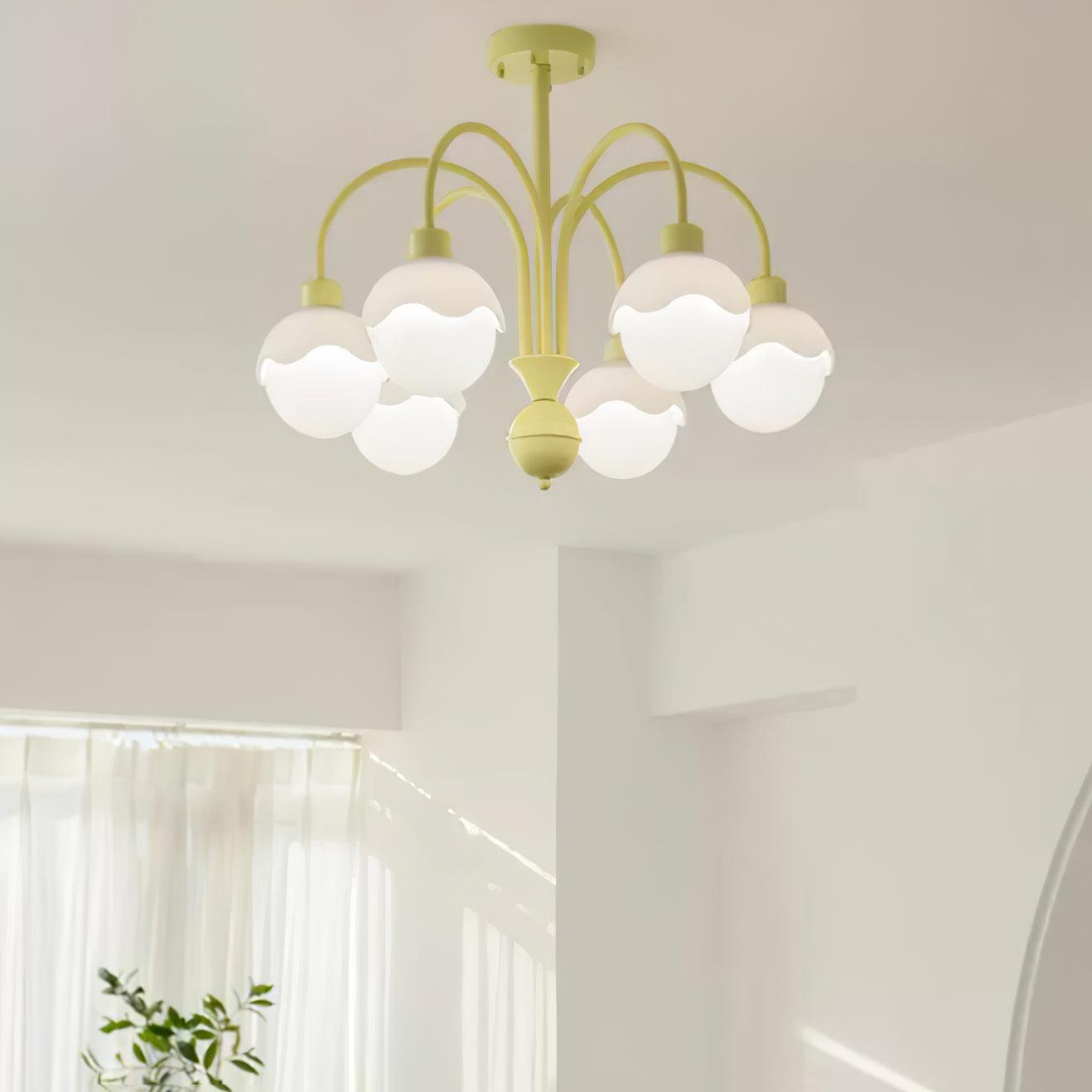 Creamy Lychee Matcha Chandelier - Lamp Outdoor