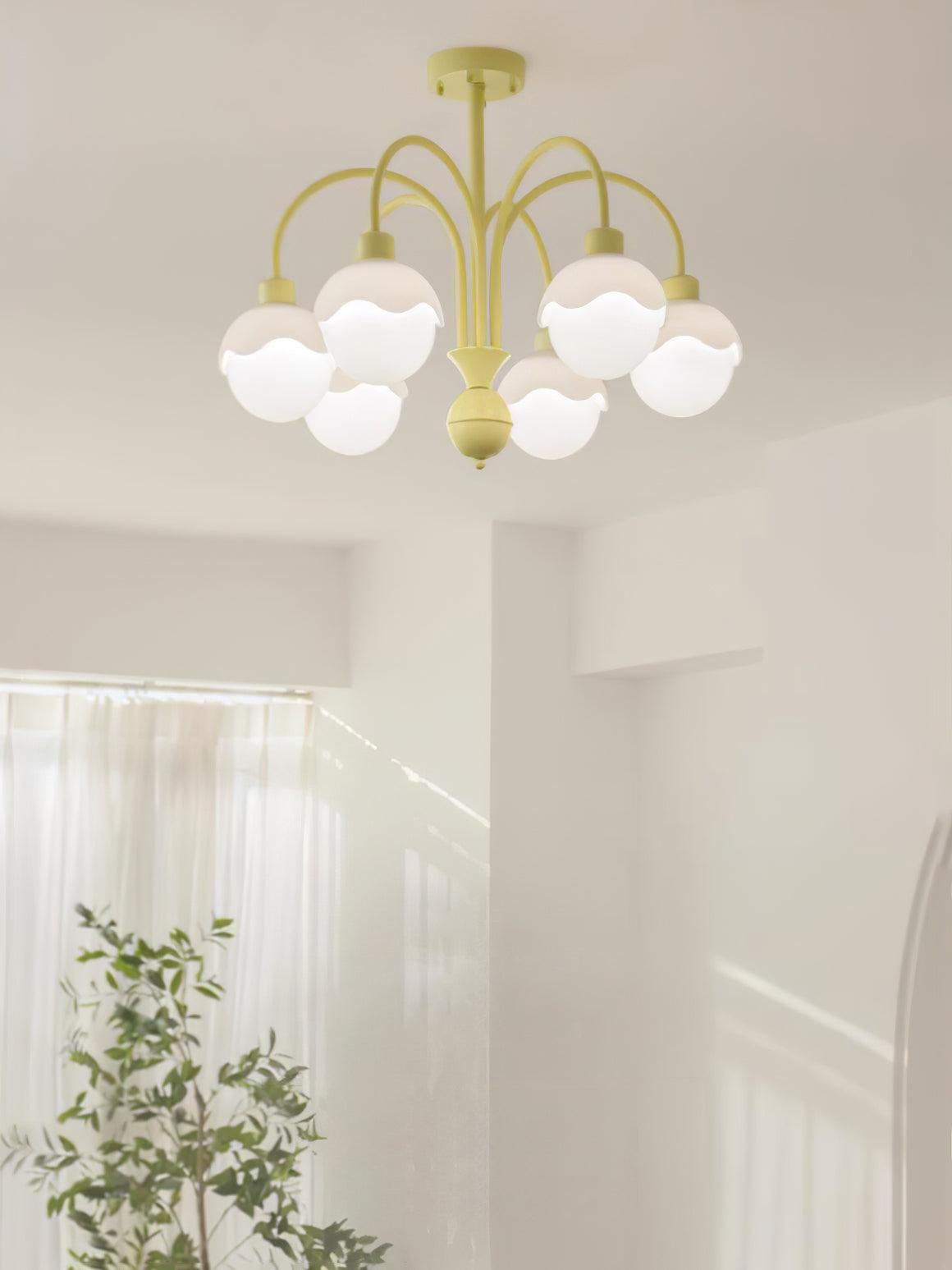 Creamy Lychee Matcha Chandelier - Lamp Outdoor