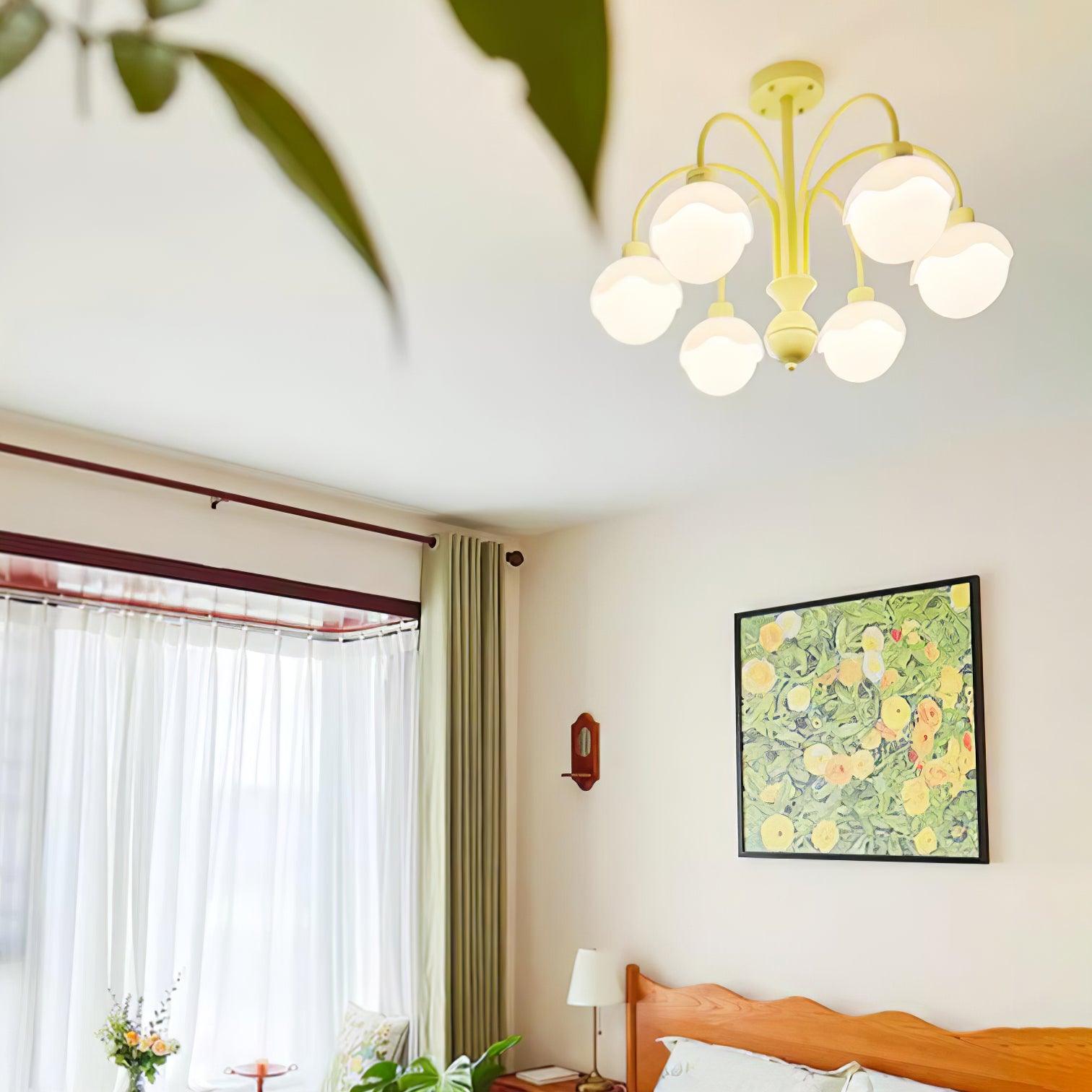 Creamy Lychee Matcha Chandelier - Lamp Outdoor