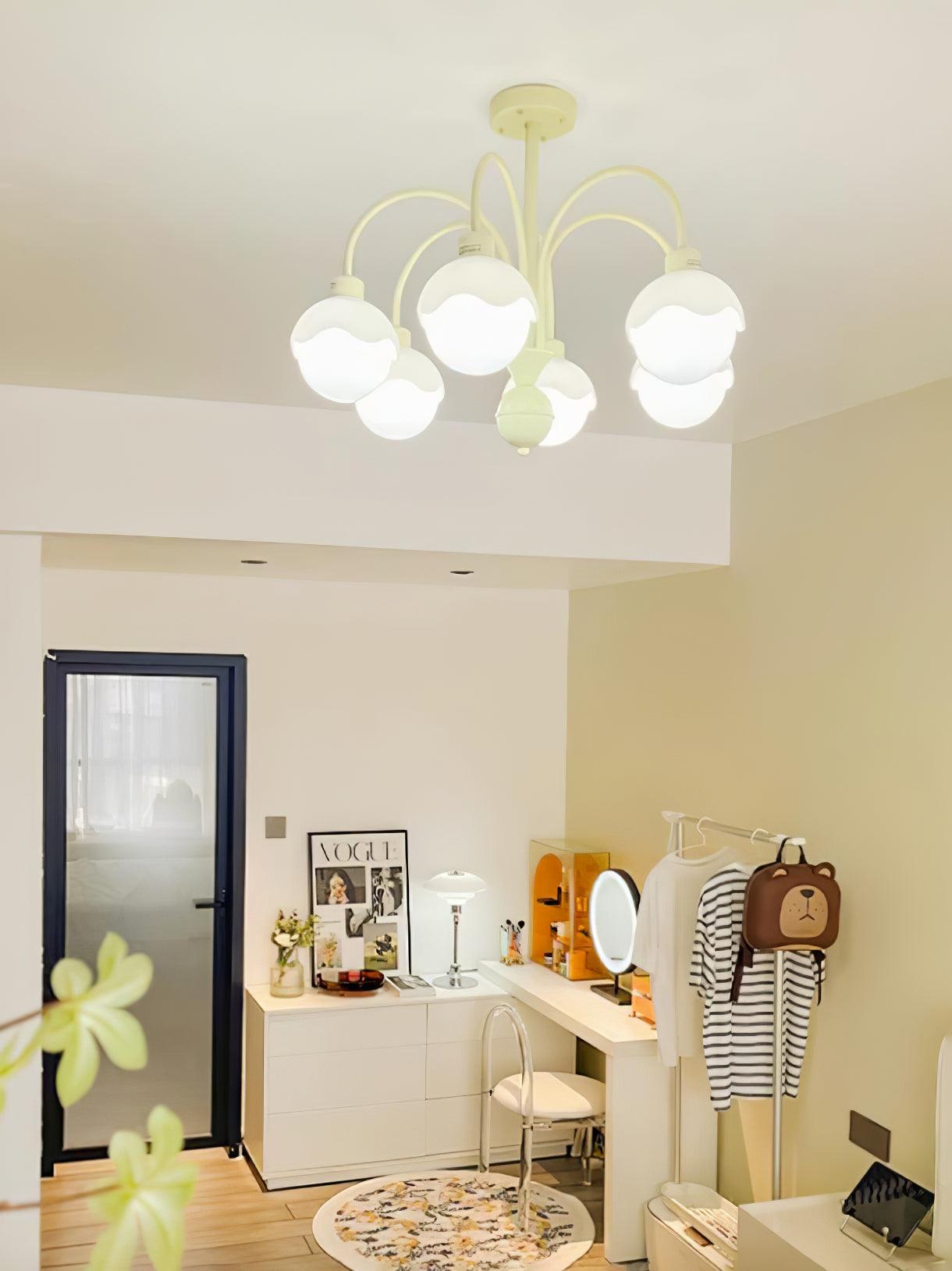 Creamy Lychee Matcha Chandelier - Lamp Outdoor
