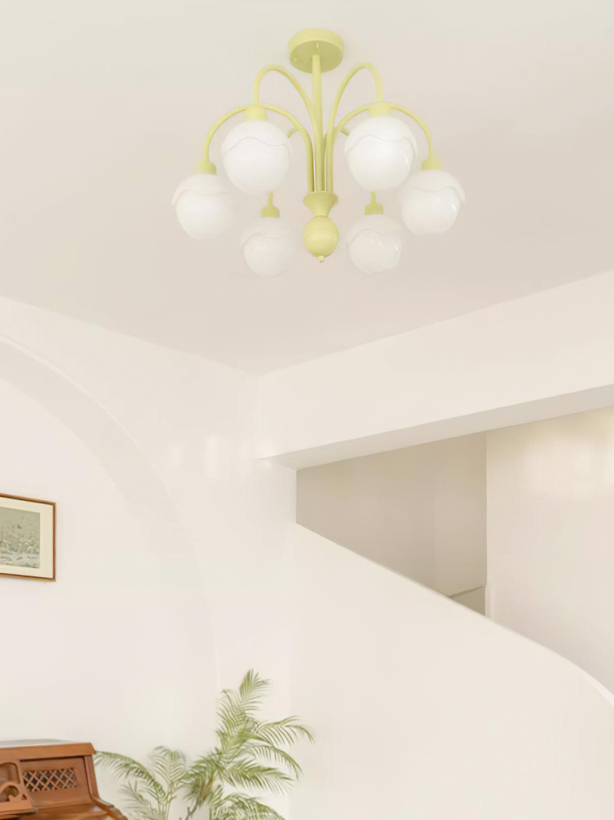 Creamy Lychee Matcha Chandelier - Lamp Outdoor