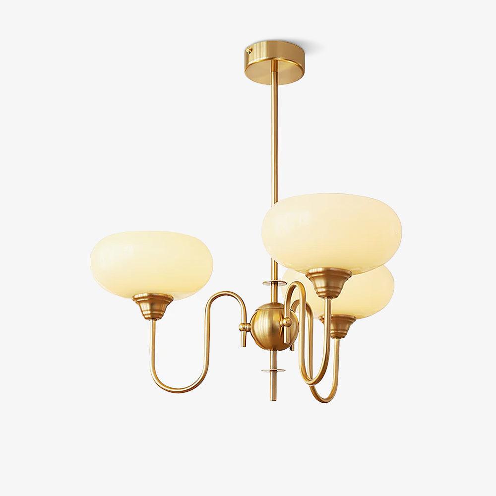 Creamy Persimmon Chandelier - Lamp Outdoor