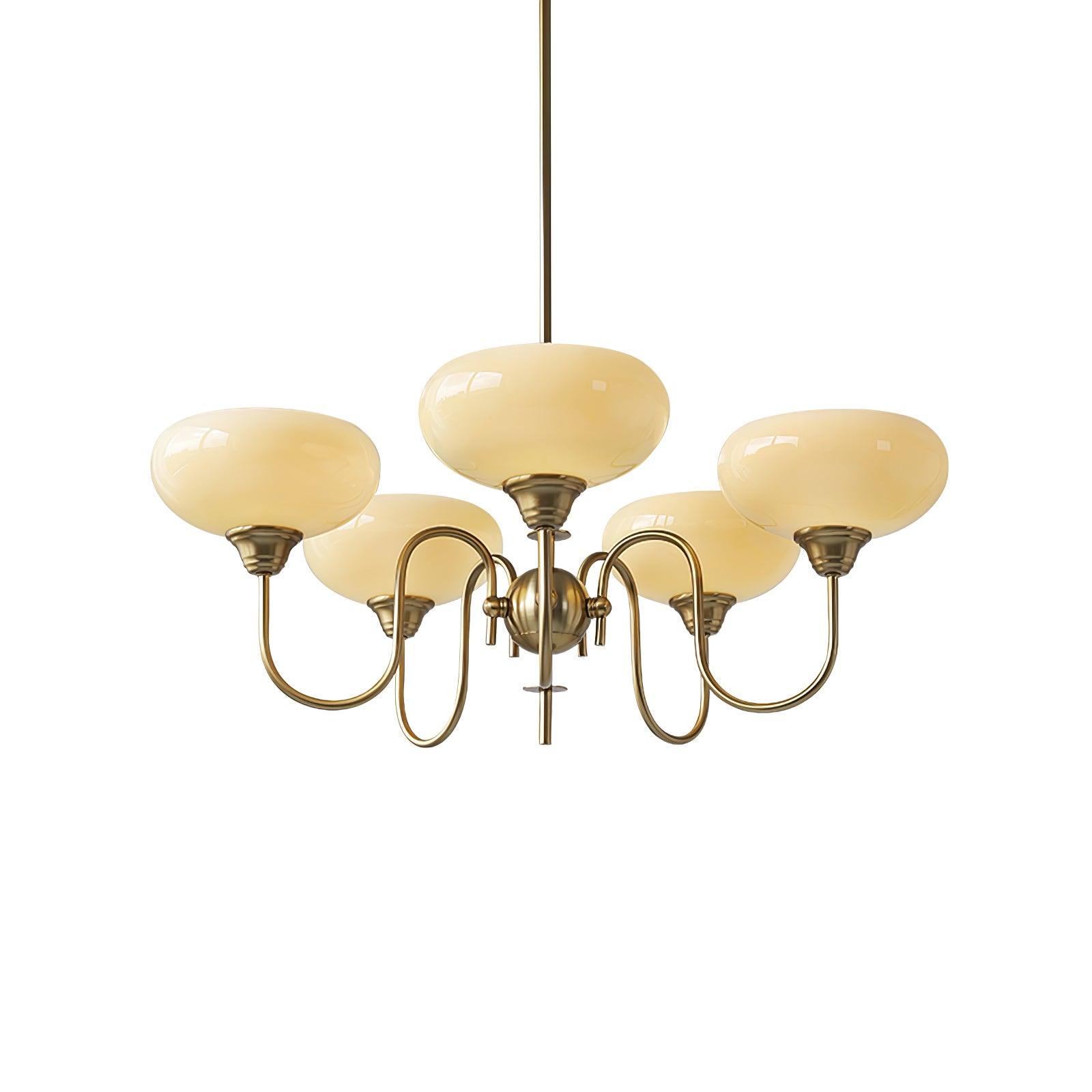Creamy Persimmon Chandelier - Lamp Outdoor