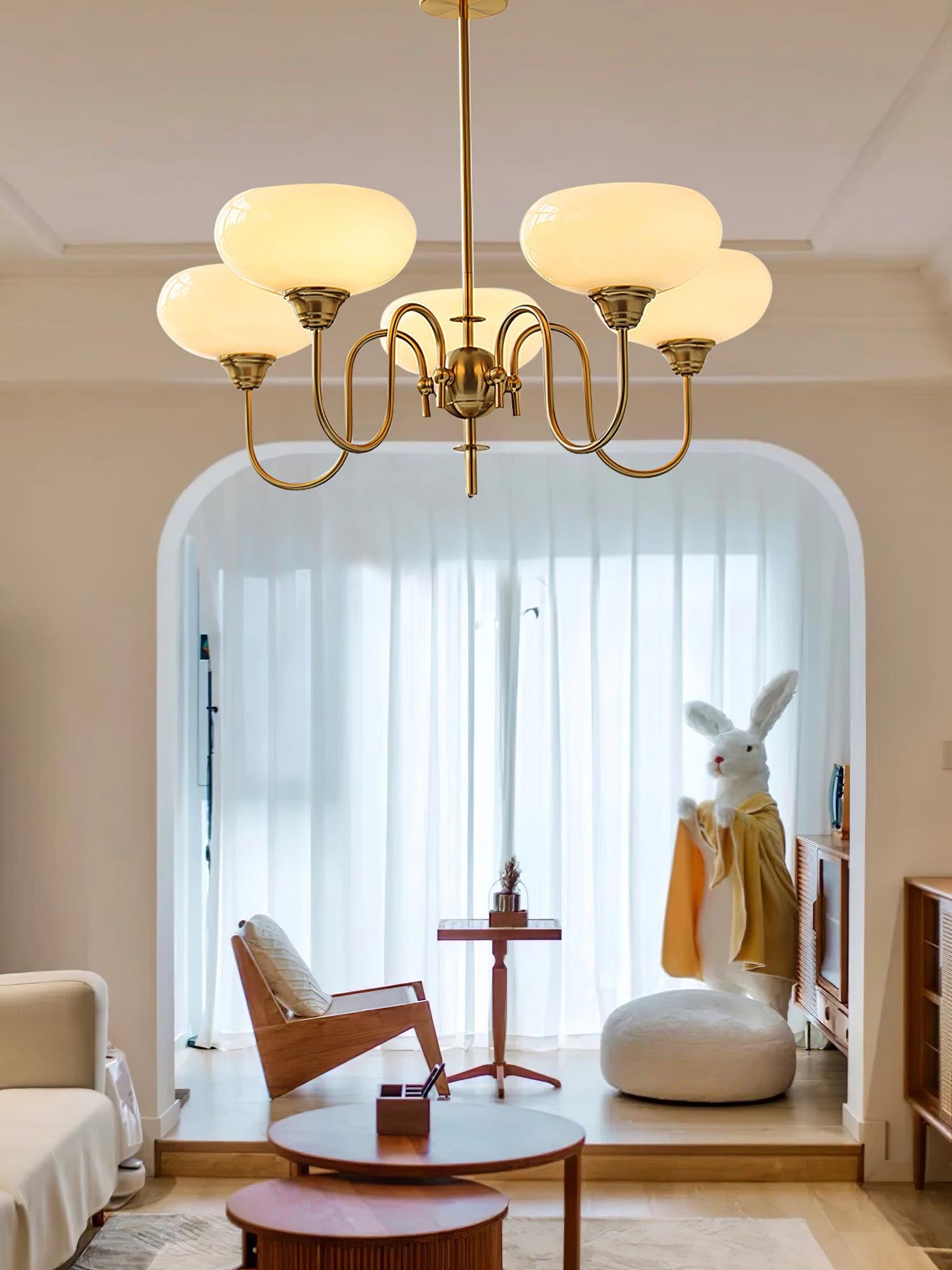 Creamy Persimmon Chandelier - Lamp Outdoor