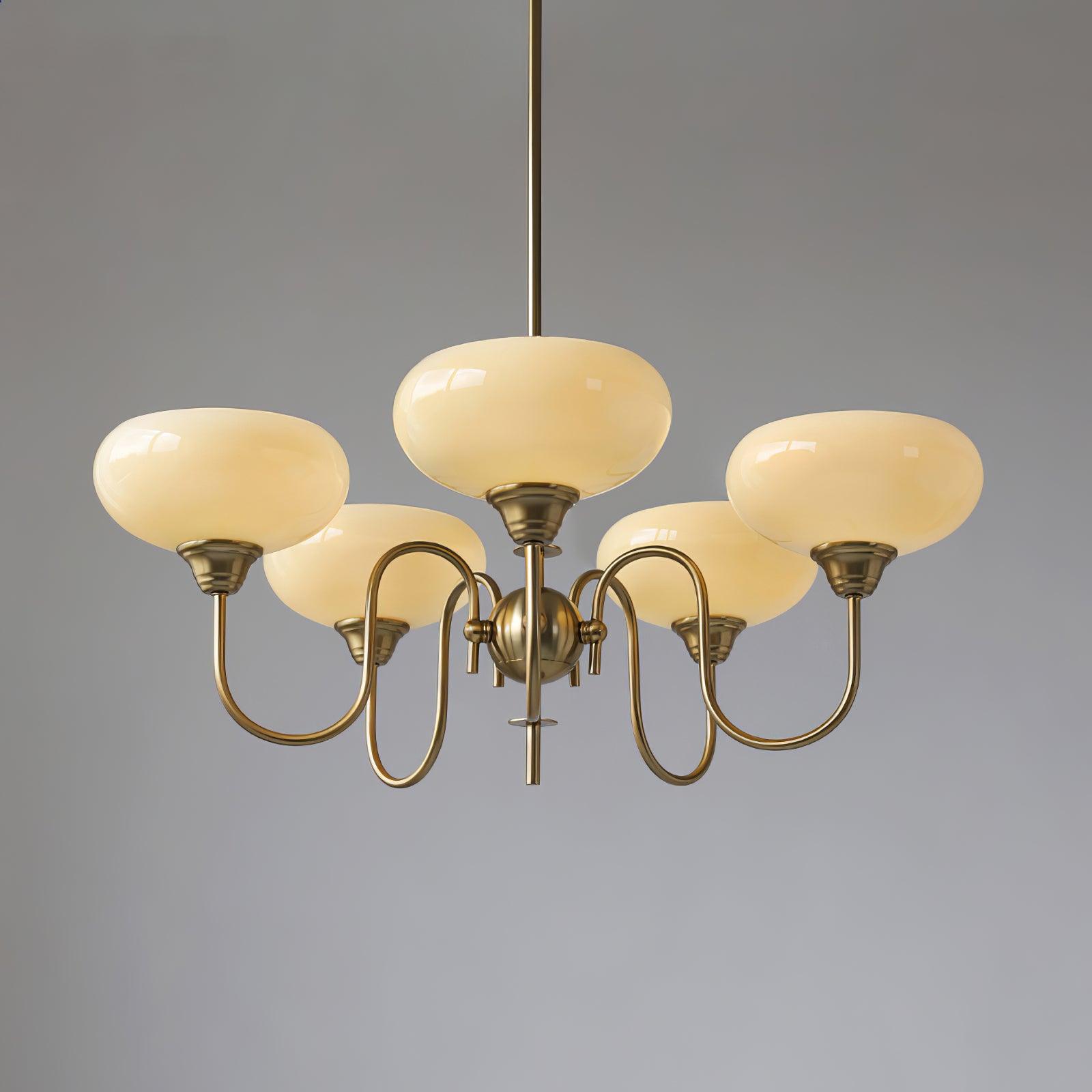Creamy Persimmon Chandelier - Lamp Outdoor