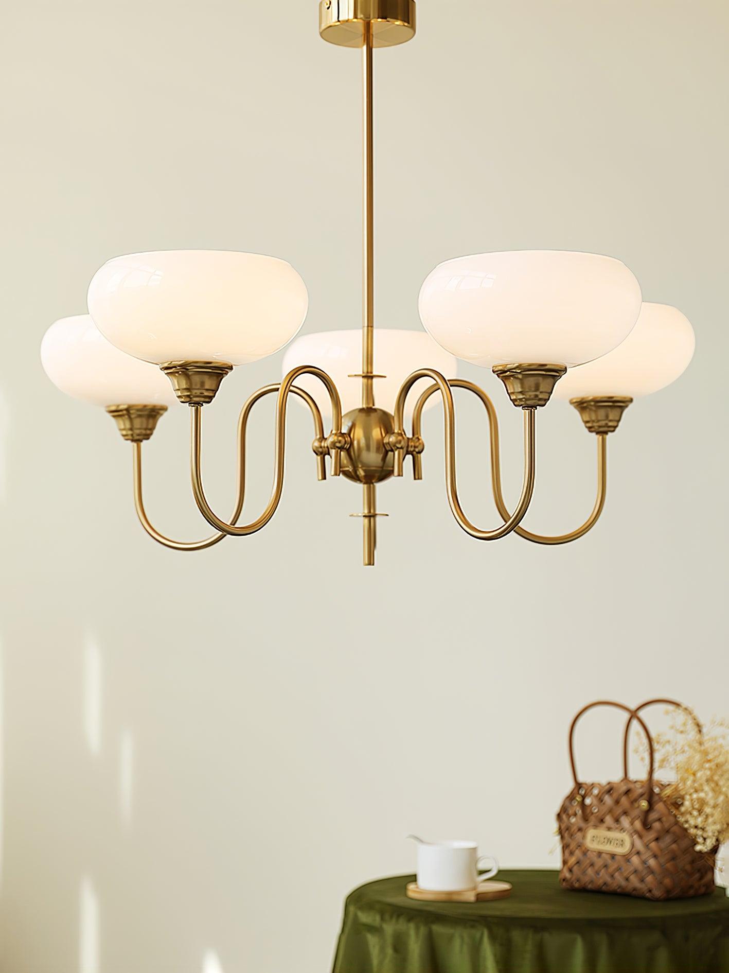 Creamy Persimmon Chandelier - Lamp Outdoor