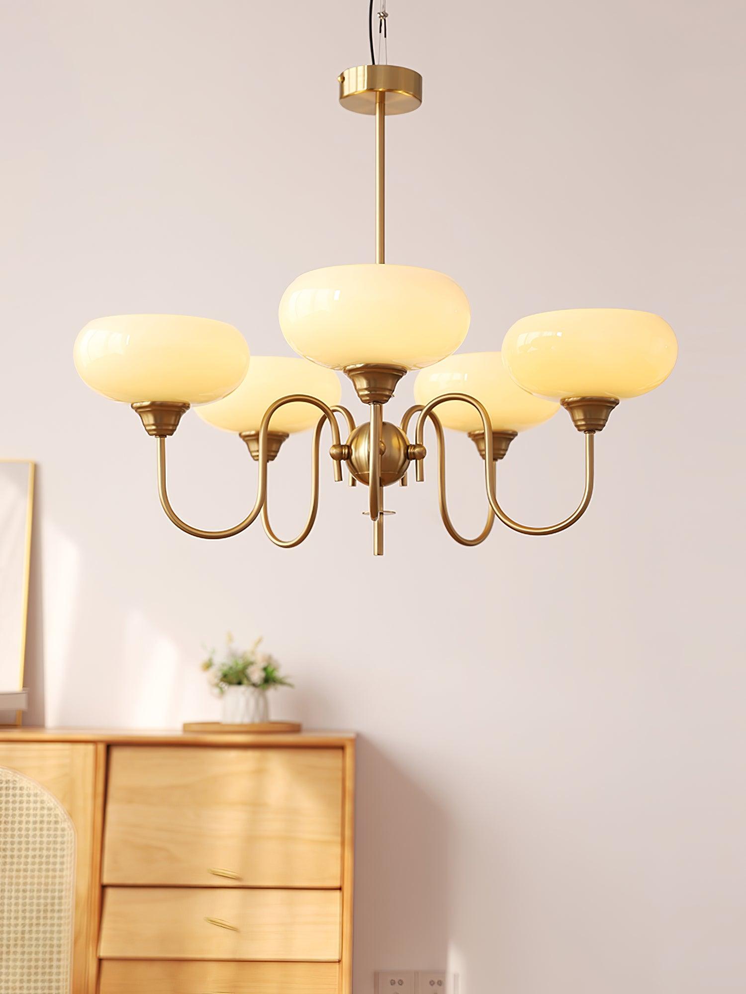 Creamy Persimmon Chandelier - Lamp Outdoor