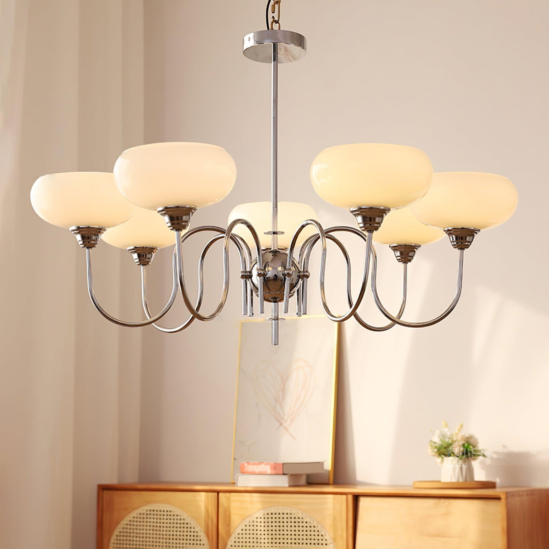 Creamy Persimmon Chandelier - Lamp Outdoor