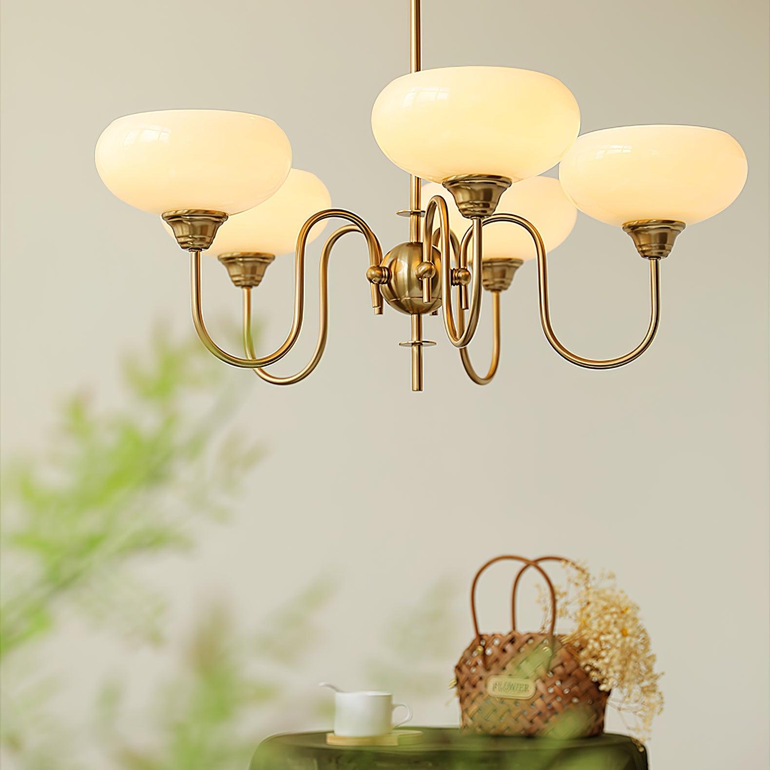Creamy Persimmon Chandelier - Lamp Outdoor