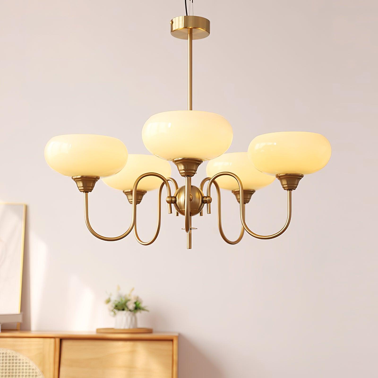 Creamy Persimmon Chandelier - Lamp Outdoor